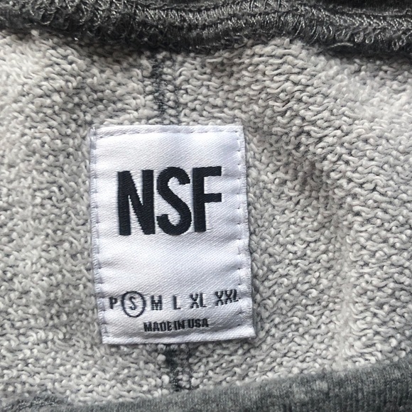 Nsf syde gray joggers. Small missing drawstring - Picture 4 of 6